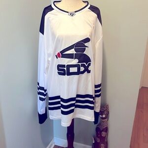 White and Black Sox Jersey